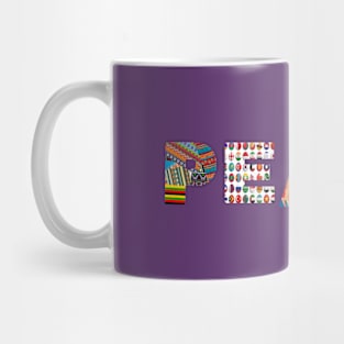 PEACE - Back Mug